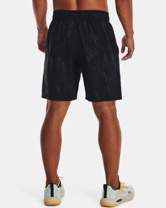 Men's UA Woven Emboss Shorts, Black, pdpMainDesktop image number 1